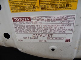 2009 TOYOTA RAV-4 WHITE 3.5 AT 4WD